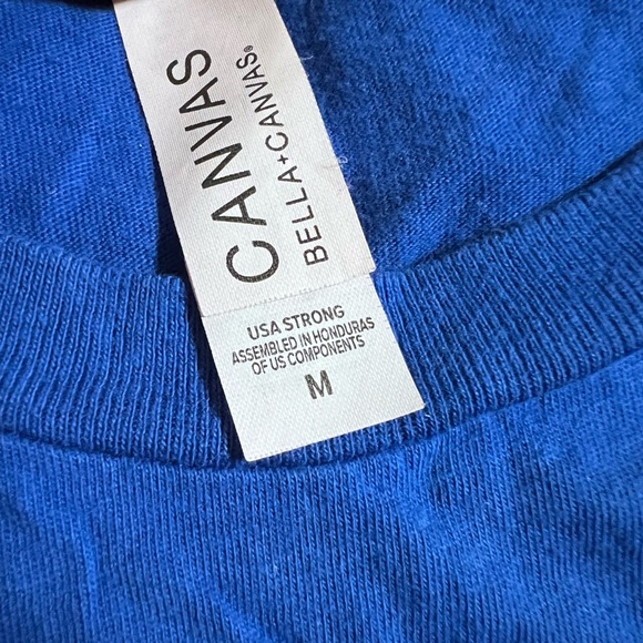 Canvas ‘Caution Baby Bump’ Funny Tee M - Picture 3 of 4